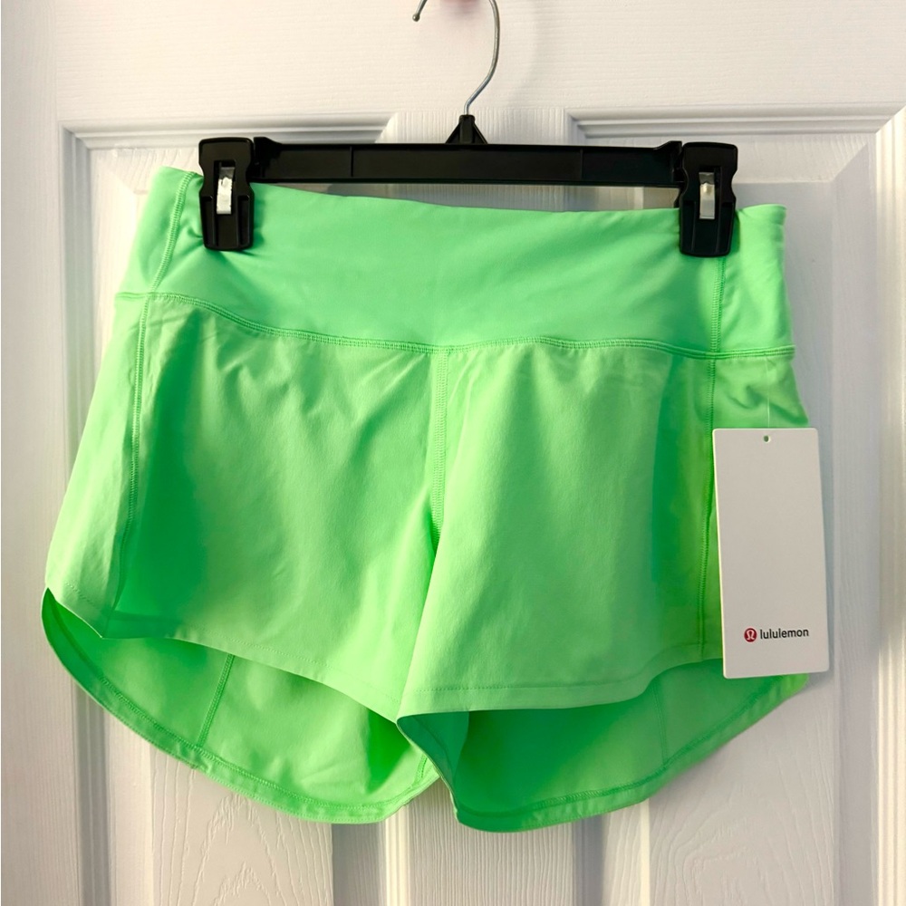 Lululemon speed up shorts NWT size 6